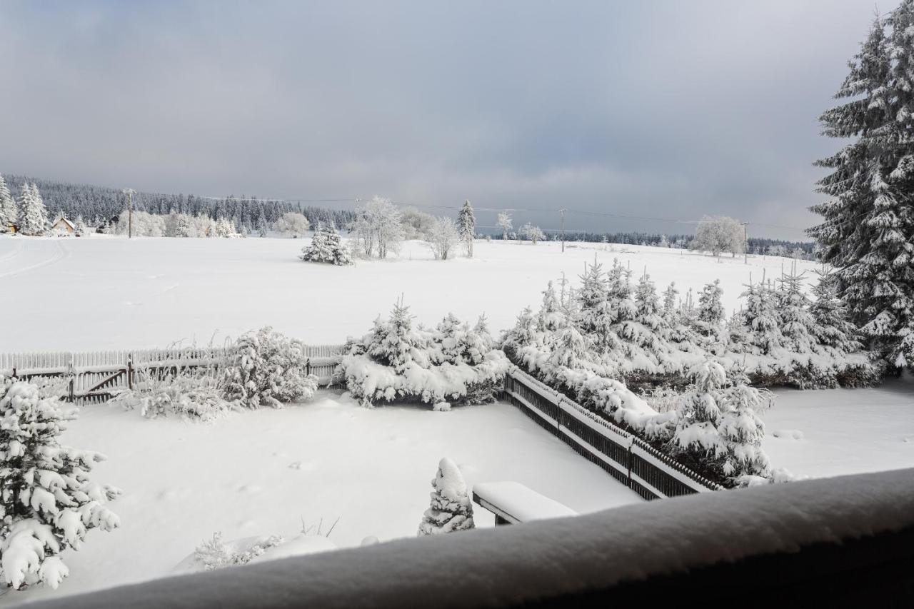 Chalupa Hrazdenka V Krusnych Horach Horni Blatna Bagian luar foto